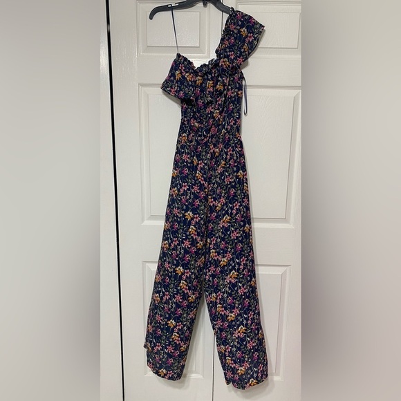 Lord & Taylor Pants - Design Lab Floral One-Shoulder Jumpsuit size S